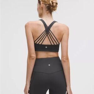 Lululemon Athletica Black Strappy Sports Bra